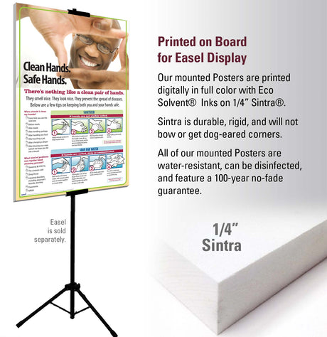 Clean Hands are Safe Hands Poster Design 405