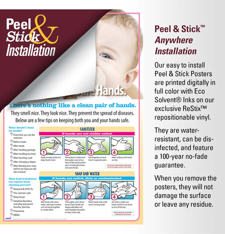 Clean Hands are Safe Hands Poster Design 407