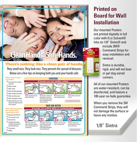 Clean Hands are Safe Hands Poster Design 408