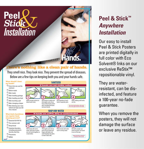 Clean Hands are Safe Hands Poster Design 408