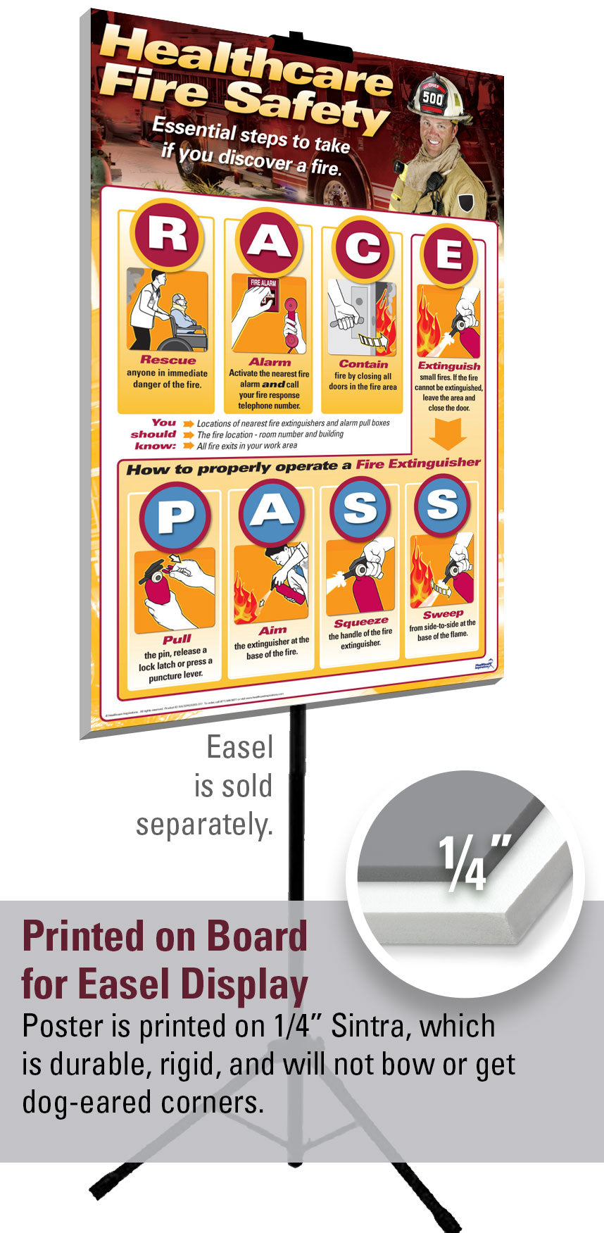 RACE/PASS Fire Safety Poster