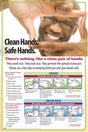 Clean Hands are Safe Hands Poster Design 405