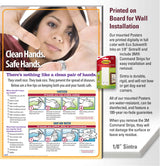 Clean Hands are Safe Hands Poster Design 406
