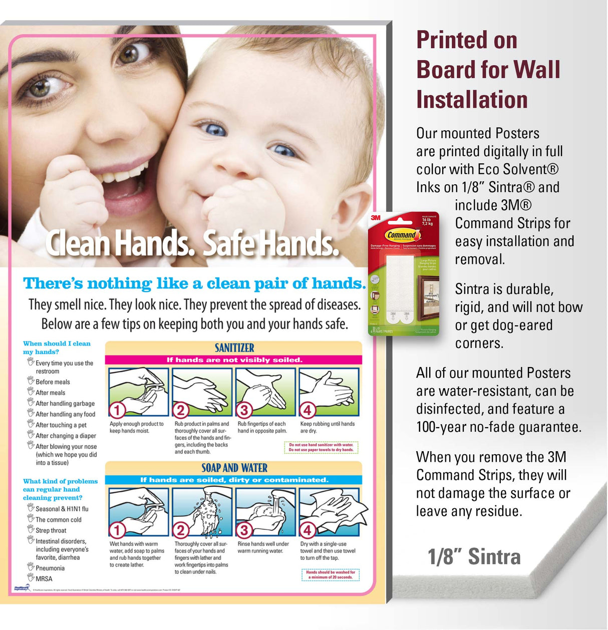 Clean Hands are Safe Hands Poster Design 407